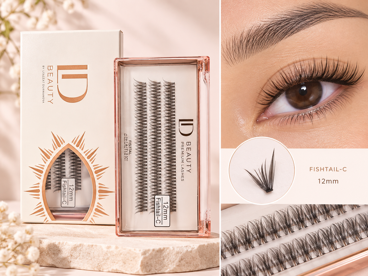 ID Beauty Premium Lashes - Fishtail C (12mm)