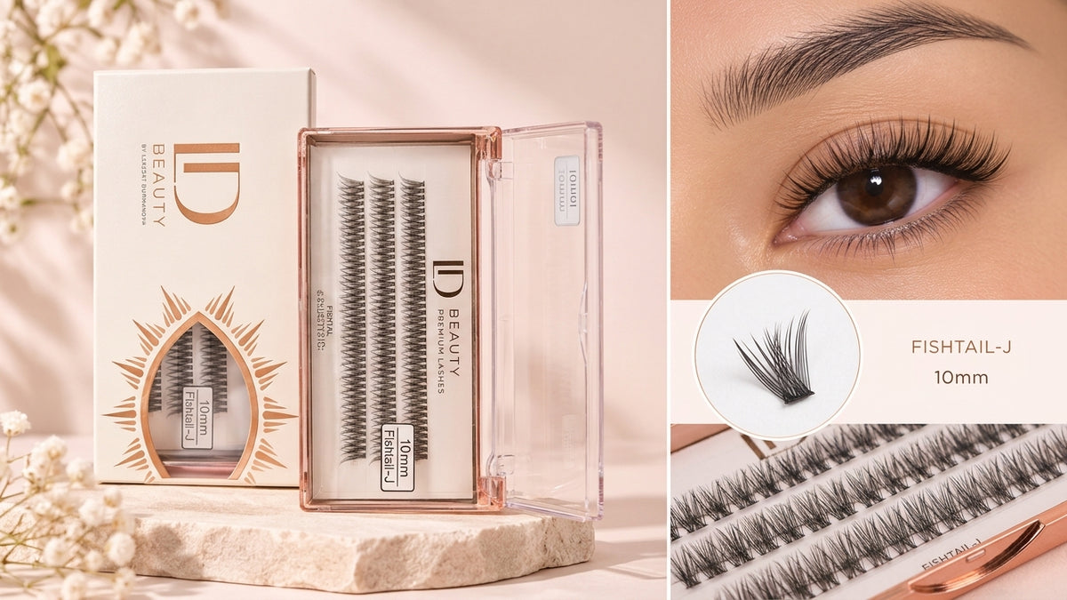 ID Beauty Premium Lashes - Fishtail J (10mm)