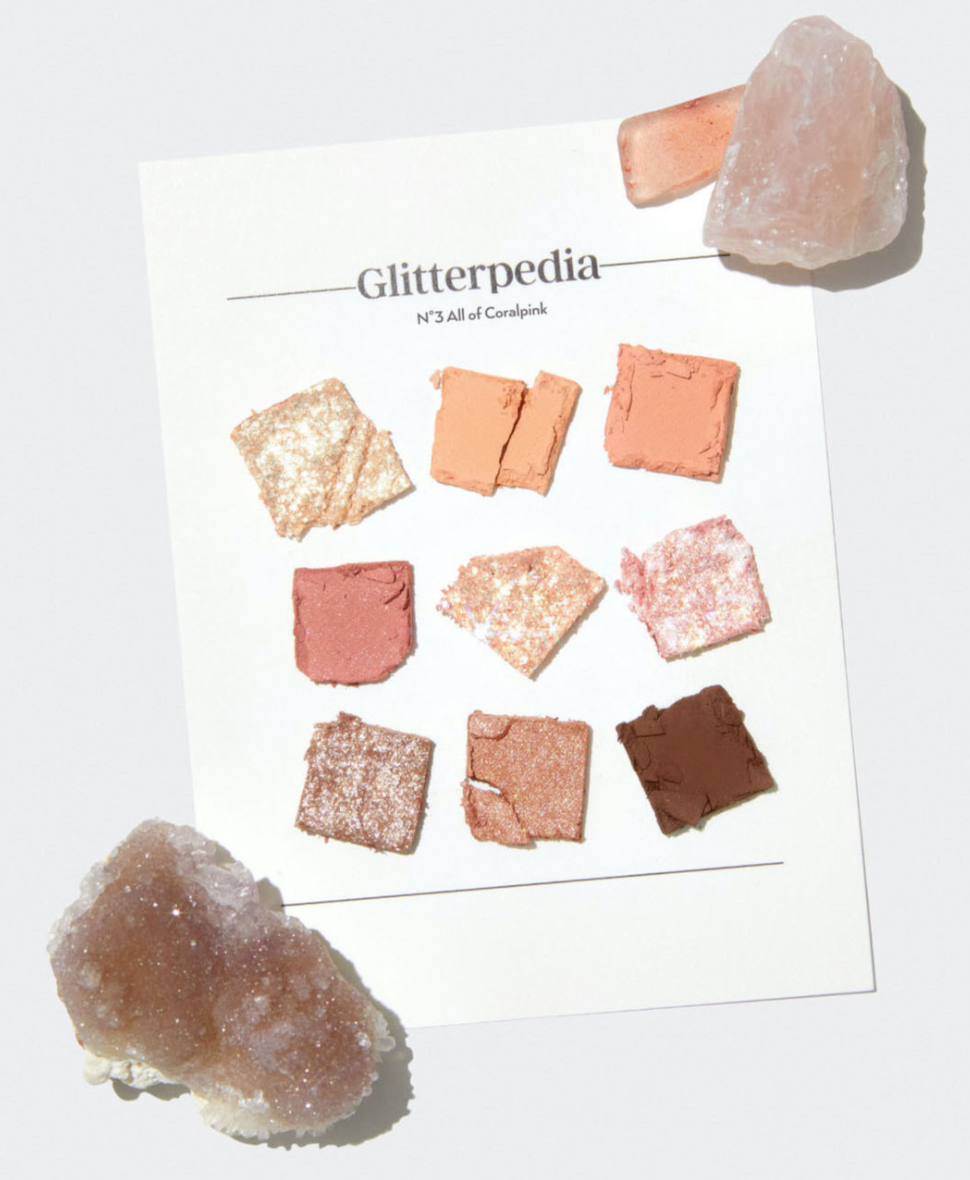 Glitterpedia Eye Palette №3 All of coral pink