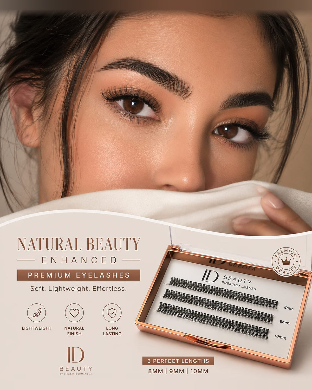 ID Beauty Premium Lashes - Fishtail J Mix (8-10mm)